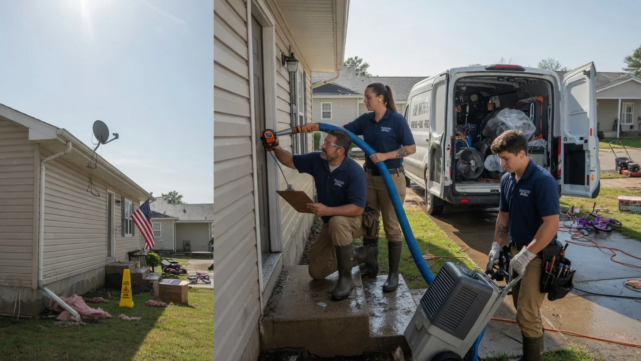 Ceiling Water Damage Restoration in Prompton, PA near me